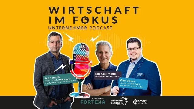 Sven Buick as guest on the business podcast "Wirtschaft im Fokus"