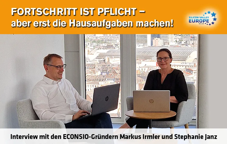 Interview mit den ECONSIO-Gründern Stephanie Janz und Markus Irmler