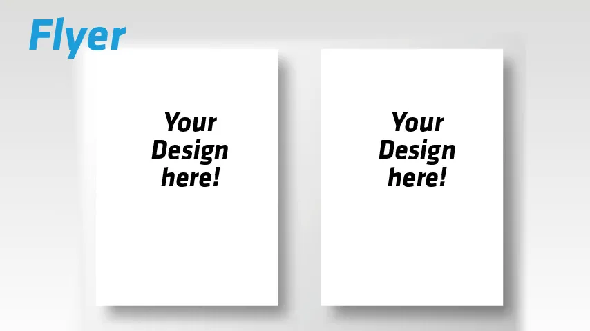 A4 2-sided 1,000 pieces including design, printing and delivery