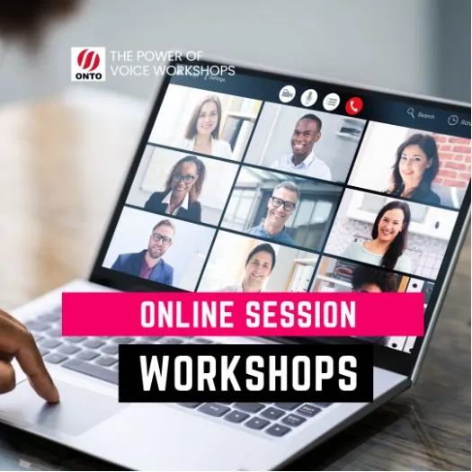 Online Sessions – The Power of Voice Fast, inspiring, and interactive voice training — wherever you are.