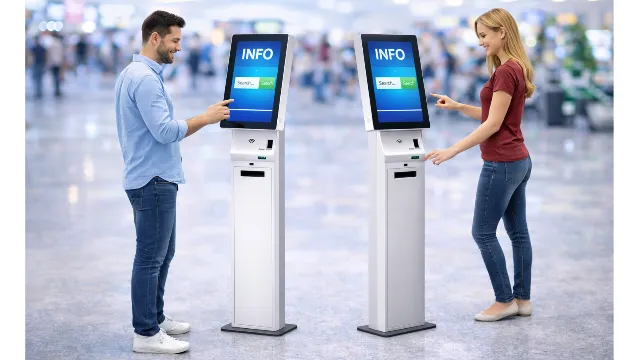 Self-service terminals, kiosk systems, self-checkout systems