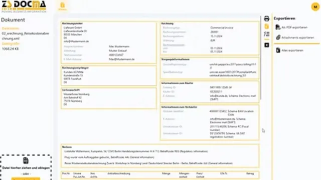 Die einfache Bearbeitungssoftware für Ihre E-Rechnungen zur Visualisierung, Validierung und Datei-Extraktion - Verfügbar als Online-Version über unser Portal und als Windows-Appli…