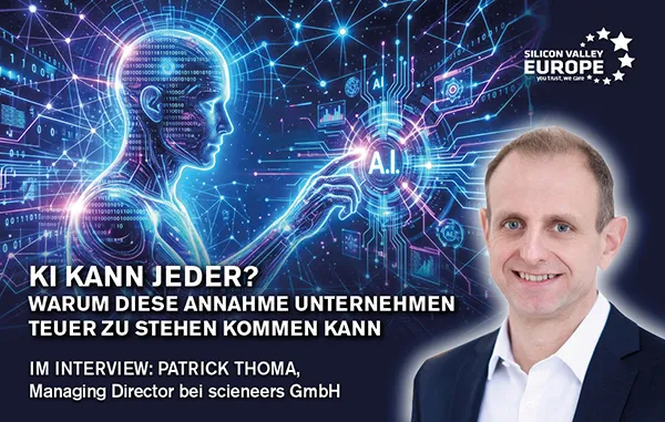 Im Interview mit Patrick Thoma, Managing Director bei scieneers GmbH