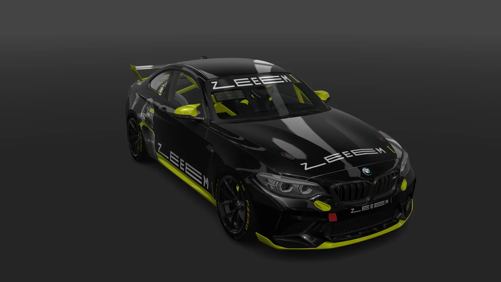 Here you can see a BMW branded, ZEEEM can be replaced by your logo.