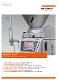For precise dosing and portioning of pasty and low-viscosity materials with inserts into various containers.