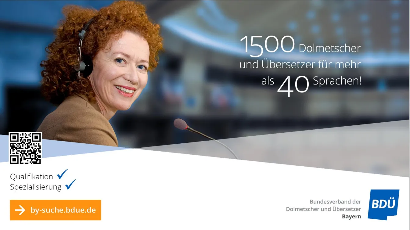 See in this demo video how you can find competent language professionals for your industry in the free-to-use online database of BDÜ Bayern.