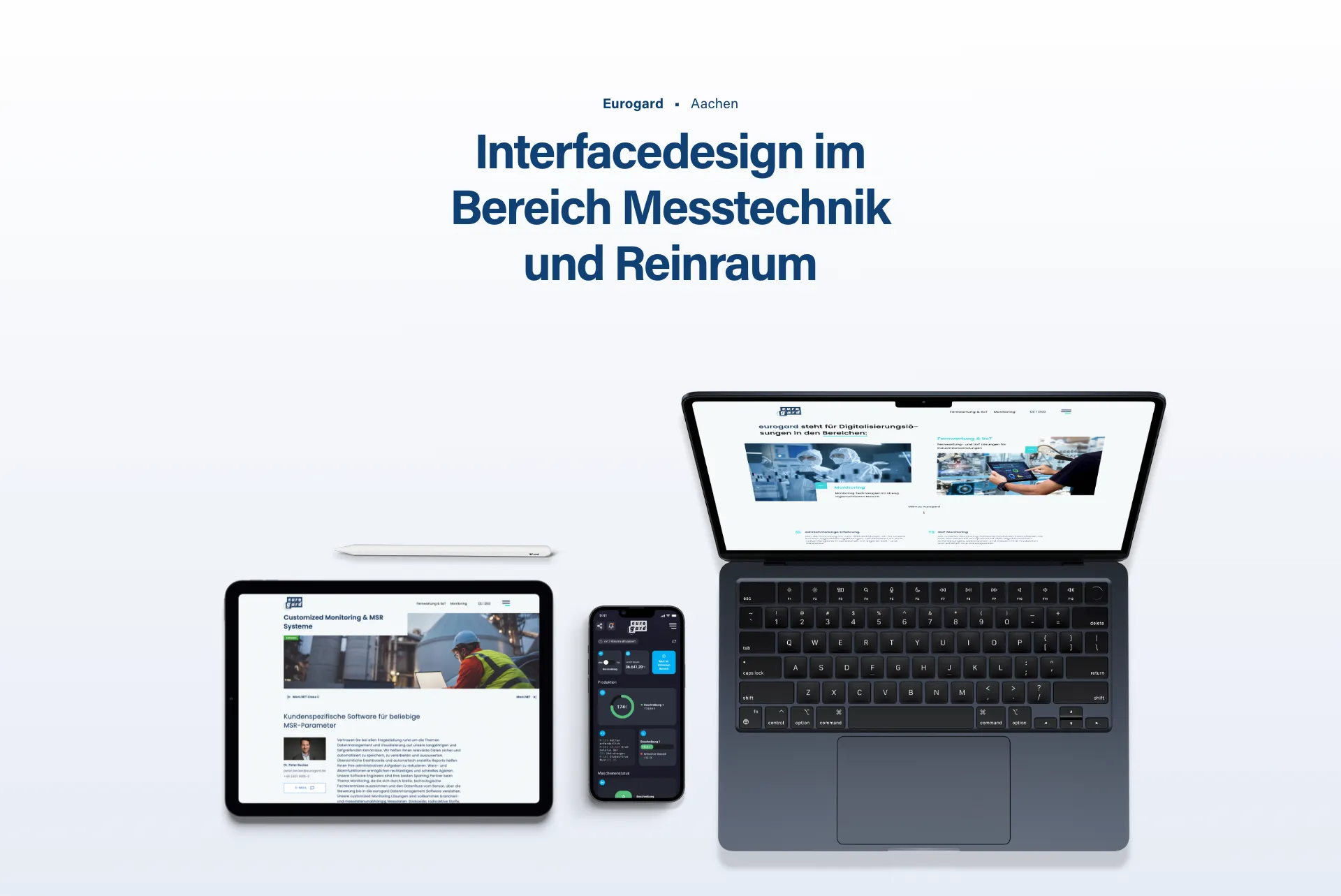 Zur Erneuerung der Onlinekommunikation in Form einer „Multipage“ wurde die Konzeption für eine Maschinensteuerungs-Software durchgeführt.