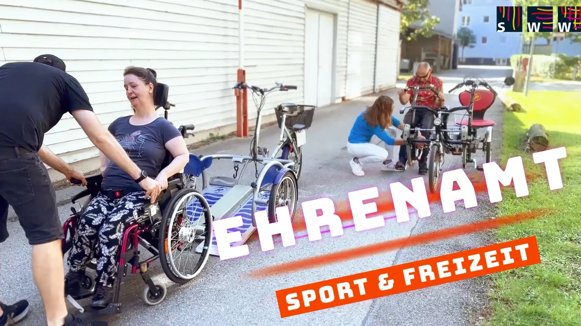 With the Fun2Go bicycle, a trip with a stop at the inn, as an accompaniment to a cool rock concert or simply as a helper in everyday life.