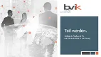 Erhalten Sie einen kurzen Einblick in die Angebotsübersicht und die Mehrwerte des bvik.