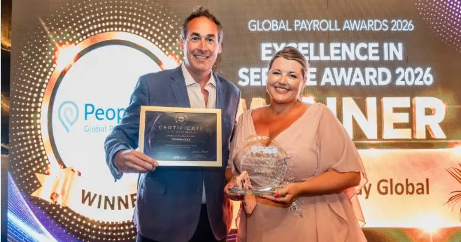 The Global Payroll Awards 2026, one of the most prestigious events in the international payroll industry.